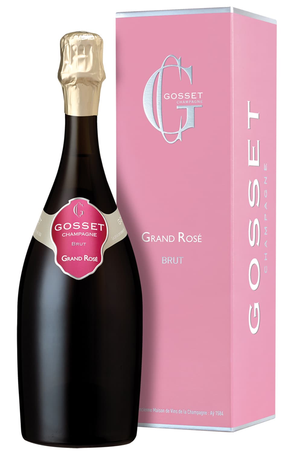 Gosset Grand Rose Brut Champagne 75cl giftbox