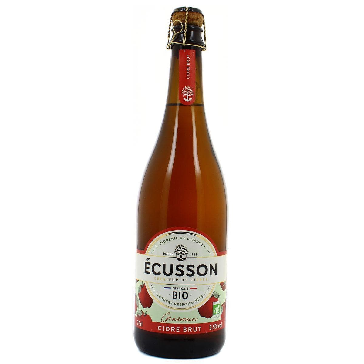 Ecusson Cidre Bio Brut