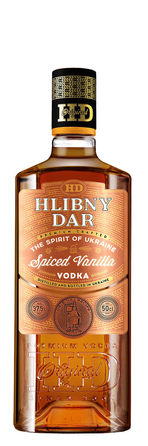 Hlibny Dar Spiced Vanilla Vodka 50cl